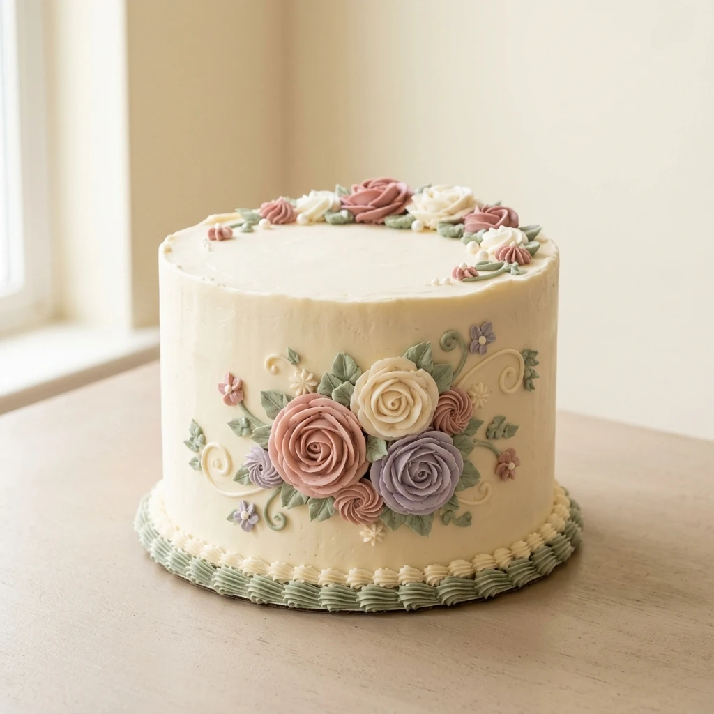 Decorative Buttercream Cake in Islamabad